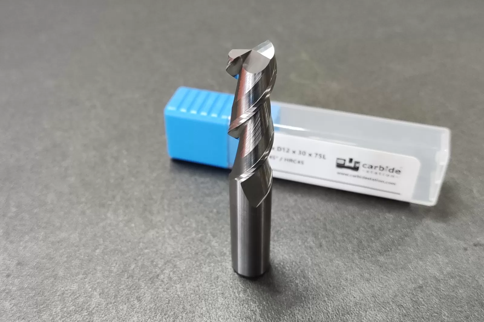 thumbnail image 2 of Kyocera Tycom 5-Pack 1.00mm (.0394") 2-Flute Extended Reach Carbide Ball End Mills – 1645-0394.634A1 2 of 4